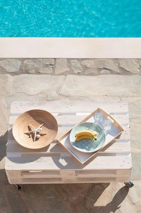 Luxury Cycladic Villa-Enjoy Infinity Pool Sunsets Koundouros Esterno foto