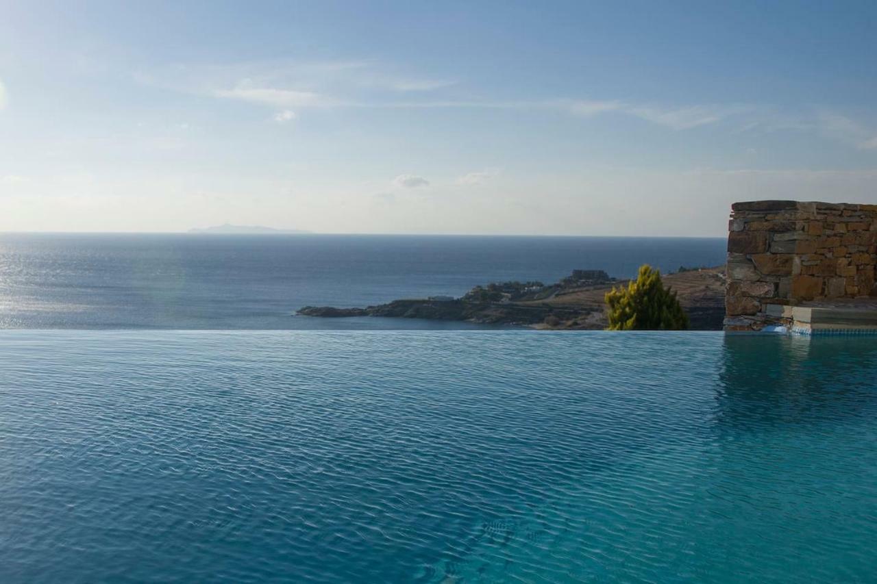 Luxury Cycladic Villa-Enjoy Infinity Pool Sunsets Koundouros Esterno foto
