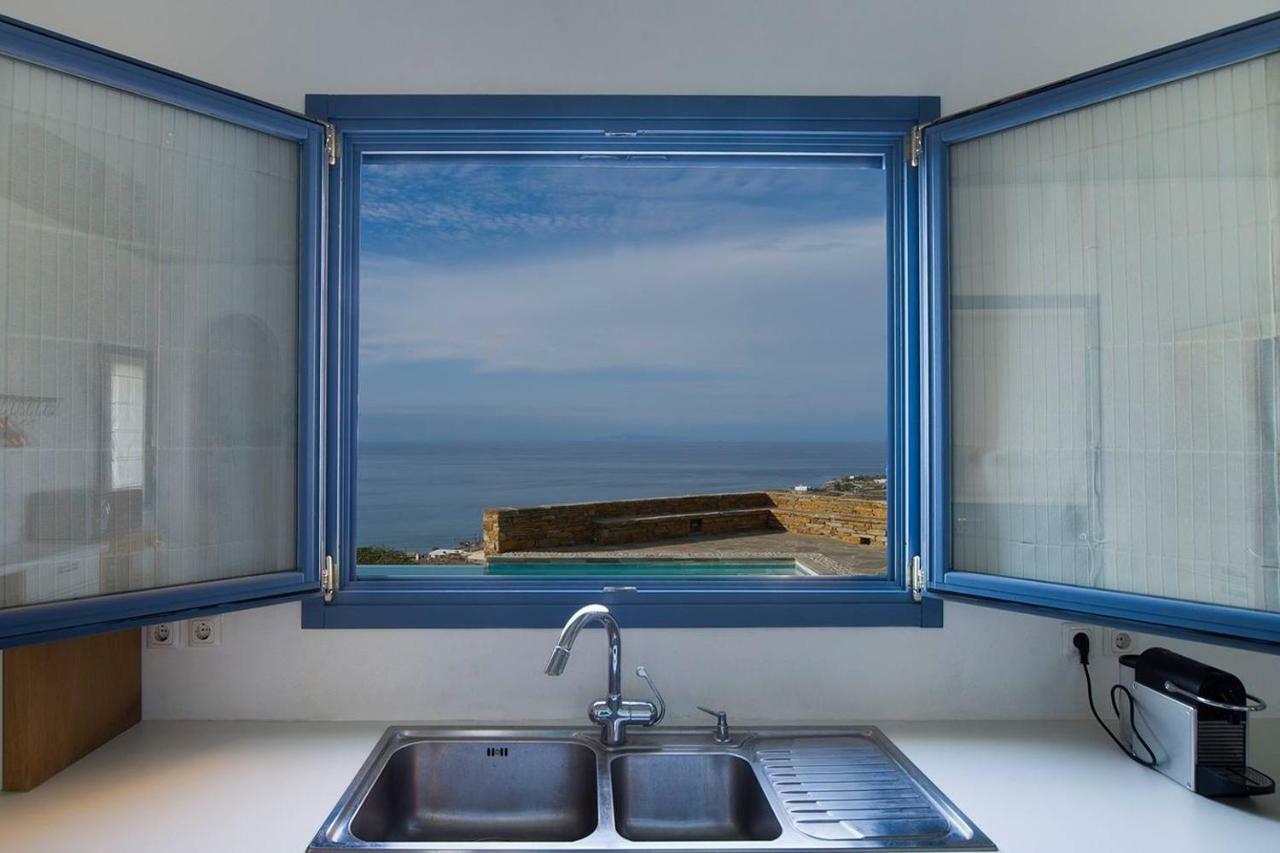 Luxury Cycladic Villa-Enjoy Infinity Pool Sunsets Koundouros Esterno foto
