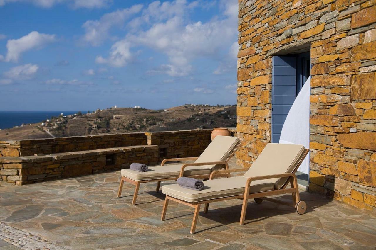 Luxury Cycladic Villa-Enjoy Infinity Pool Sunsets Koundouros Esterno foto
